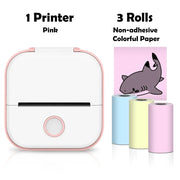 Phomemo T02 Portable Mini Wireless Thermal Pocket Printer Self-adhesive Stickers Use for DIY,Journal Sticker impresora portátil Ewkiki