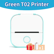 Phomemo T02 Portable Mini Thermal Printer Wirelessly BT 203dpi Photo Label Memo List Printing With USB Cable Imprimante Portable Ewkiki