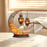 1 piece of moon lamp home decoration ornament suitable for home decoration, holiday desktop decoration, ideal family gift - Ewkiki