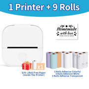 Phomemo T02 Portable Mini Thermal Printer Wirelessly BT 203dpi Photo Label Memo List Printing With USB Cable Imprimante Portable Ewkiki