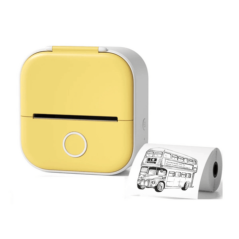 AT42 Portable Mini Thermal Label Printer Home Photo Printer Student Wrong Question Printer Mini Label Printer Price Tag,A Ewkiki