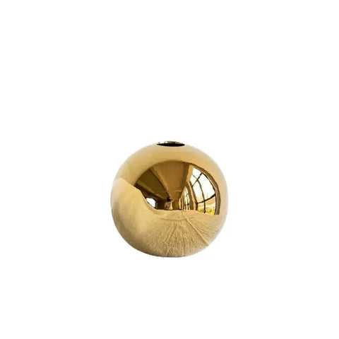 Plating Golden Ball Ceramic Vase Ornaments Crafts Art Hydroponic VasesFlower Pot  Home Decoration Ornament Gift Home Decoration - Ewkiki