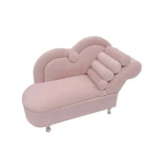 Sofa Shaped Jewelry Box Beautiful Jewelry Case Jewelry Storage Organizers Plush Texture for Fashionable Jewelry Storage Ewkiki