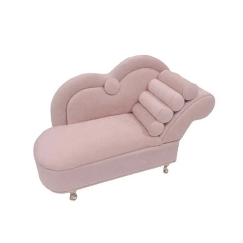 Sofa Shaped Jewelry Box Beautiful Jewelry Case Jewelry Storage Organizers Plush Texture for Fashionable Jewelry Storage Ewkiki