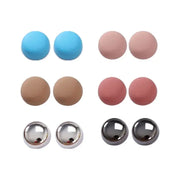 6 Pairs Hijab Fasteners Hijab Scarf Clip Buttons Hijab Magnet Brooch Collar Clip Cufflink for Hijab Ewkiki