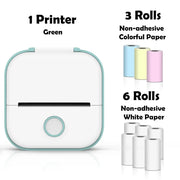Phomemo T02 Portable Mini Wireless Thermal Pocket Printer Self-adhesive Stickers Use for DIY,Journal Sticker impresora portátil Ewkiki