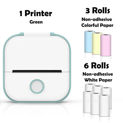 Phomemo T02 Portable Mini Wireless Thermal Pocket Printer Self-adhesive Stickers Use for DIY,Journal Sticker impresora portátil Ewkiki
