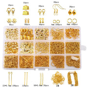 Jewelry Making Supplies Kit with Jewelry Tools, Jewelry Copper Wires Thread and Jewelry Findings for Jewelry Repair and Beading Ewkiki