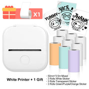 Phomemo T02 Wireless Pocket Thermal Printer Portable Mini Wirelessly BT Connect 203dpi Photo Label Memo List Printing Clearly Ewkiki
