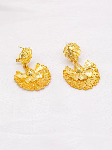 Dubai Jewelry for Women Fashion 24k Gold Plated Jewelry Set Necklace Earrings Accessories Gifts for Party Wedding Ewkiki