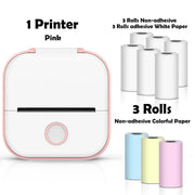 Phomemo T02 Portable Mini Wireless Thermal Pocket Printer Self-adhesive Stickers Use for DIY,Journal Sticker impresora portátil Ewkiki