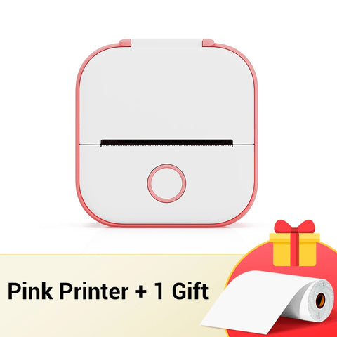 T02 Portable Printer Phomemo Mini Sticker Printer Self-adhesive Labels Inkless Sticker Printer for Journal, Notes, Photo, DIY Ewkiki