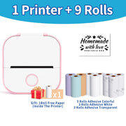 Phomemo T02 Portable Mini Thermal Printer Wirelessly BT 203dpi Photo Label Memo List Printing With USB Cable Imprimante Portable Ewkiki