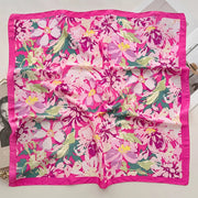 Head Scarf For Women Luxury Square Scarf Bandanna Spring/Summer Headband Hair Scarf Soft Stain Neckerchief For Dress Up you Look