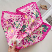 Head Scarf For Women Luxury Square Scarf Bandanna Spring/Summer Headband Hair Scarf Soft Stain Neckerchief For Dress Up you Look