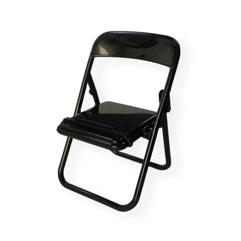 1Pc Dollhouse Miniature Chair Plastic Folding Armchair Simulation Furniture dollHouse accessories Black White Ewkiki