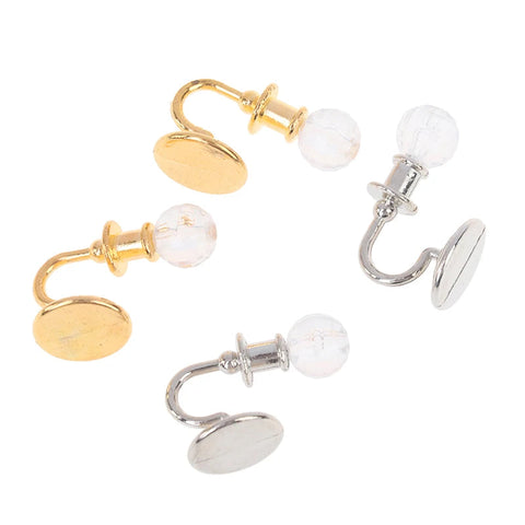 1Pair 1:12 Dollhouse Miniature Crystal Wall Light Lamp Model Doll House Decor Ewkiki