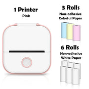 Phomemo T02 Portable Mini Wireless Thermal Pocket Printer Self-adhesive Stickers Use for DIY,Journal Sticker impresora portátil Ewkiki