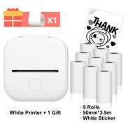 Phomemo T02 Wireless Pocket Thermal Printer Portable Mini Wirelessly BT Connect 203dpi Photo Label Memo List Printing Clearly Ewkiki