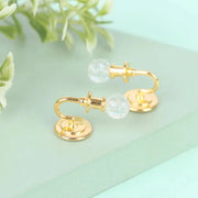 1Pair 1:12 Dollhouse Miniature Crystal Wall Light Lamp Model Doll House Decor - Ewkiki