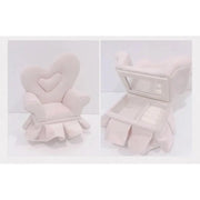 Sofa Shaped Jewelry Box Beautiful Jewelry Case Jewelry Storage Organizers Plush Texture for Fashionable Jewelry Storage Ewkiki