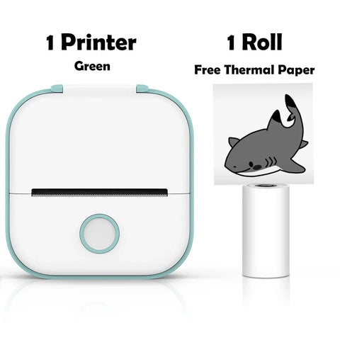 Phomemo T02 Portable Mini Wireless Thermal Pocket Printer Self-adhesive Stickers Use for DIY,Journal Sticker impresora portátil Ewkiki
