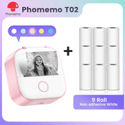 Phomemo T02 Pocket Printer Mini Portable Label Maker Self-adhesive Sticker mini impresora portatil impresora etiqueta adhesivas Ewkiki