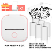 Phomemo T02 Wireless Pocket Thermal Printer Portable Mini Wirelessly BT Connect 203dpi Photo Label Memo List Printing Clearly Ewkiki