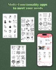 Phomemo T02 Wireless Pocket Thermal Printer Portable Mini Wirelessly BT Connect 203dpi Photo Label Memo List Printing Clearly - Ewkiki