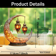 1 piece of moon lamp home decoration ornament suitable for home decoration, holiday desktop decoration, ideal family gift - Ewkiki