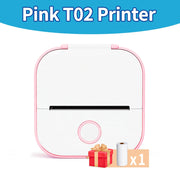 Phomemo T02 Portable Mini Thermal Printer Wirelessly BT 203dpi Photo Label Memo List Printing With USB Cable Imprimante Portable Ewkiki
