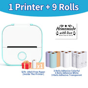 Phomemo T02 Portable Mini Thermal Printer Wirelessly BT 203dpi Photo Label Memo List Printing With USB Cable Imprimante Portable Ewkiki