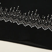 Luxury Ramadan Diamonds Chiffon Hijab Instant Hijab Women Muslim Scarf With Rhinestone Heavy Quality Headscarf Wraps Party Hijab Ewkiki