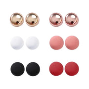 6 Pairs Hijab Fasteners Hijab Scarf Clip Buttons Hijab Magnet Brooch Collar Clip Cufflink for Hijab Ewkiki