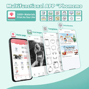 Phomemo T02 Portable Mini Wireless Thermal Pocket Printer Self-adhesive Stickers Use for DIY,Journal Sticker impresora portátil Ewkiki