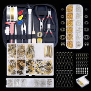 Jewelry Making Supplies Kit with Jewelry Tools, Jewelry Copper Wires Thread and Jewelry Findings for Jewelry Repair and Beading Ewkiki