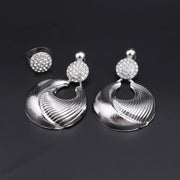 Dubai Jewelry Set For Women Silver Plated Luxury Necklace Earrings Bracelet And Ring Set Jewelry For Wedding Party Trending ﻿ Ewkiki
