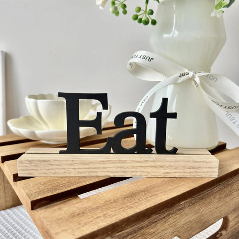 Wooden inspirational home decoration farmhouse dining table home decoration living room office decoration - Ewkiki