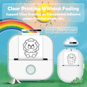 Phomemo T02 Portable Mini Thermal Printer Wirelessly BT 203dpi Photo Label Memo List Printing With USB Cable Imprimante Portable Ewkiki